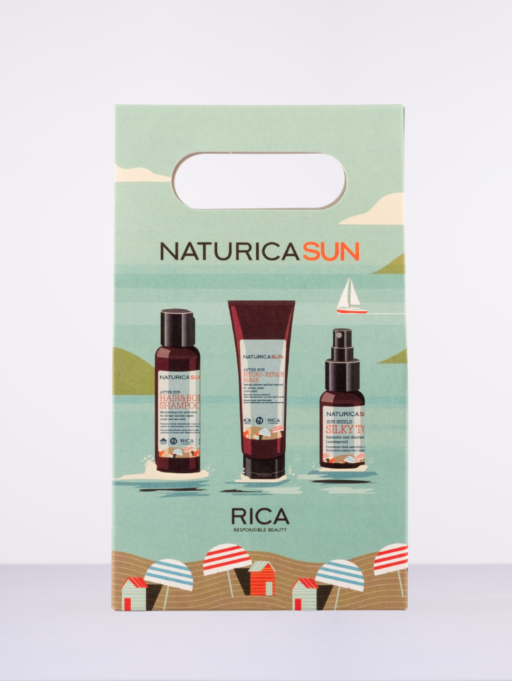 Naturica Sun Zestaw szampon 100 ml, maska 75 ml, serum 50 ml